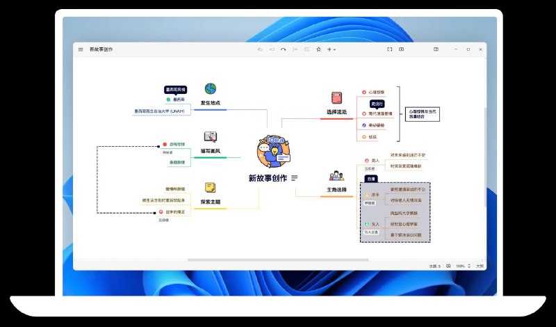 名称：Xmind Pro 24.10.01101 思维导图与头脑风暴 【PC/Mac解锁高级版本】描述：使用补丁或者一键修改host.bat 登陆账号使用即可Xmind 代表着我们对思维导图的理解