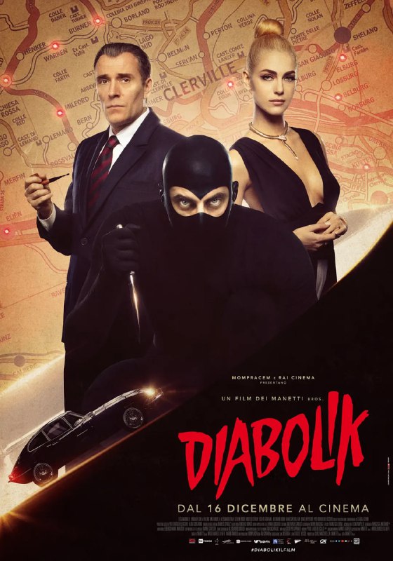 名称：【大片推荐】德伯力克 Diabolik (2021)   意大利影片133分钟  尽快收藏描述：威尼斯电影节新晋影帝卢卡·马里内利，米丽娅姆·莱昂内(意大利版[看不见的客人])将主演，[爱情与子弹]导演安东尼奥·马内蒂、马科·马内蒂执导的意大利漫改影片[德伯力克]