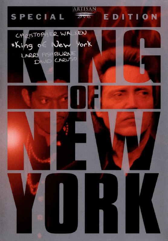 名称：【国庆节宅家大片推荐】纽约王 黑道皇帝King of New York 4K原盘REMUX 杜比视界 DIY原盘中字 美国影片  尽快收藏描述：工于心计的克里斯托弗·沃尔肯饰演恶名昭彰的纽约大流氓韦佛兰，他在出狱之后要收回他在坐牢时失去的毒品市场，跟哥伦比亚帮、意大利帮和华青帮等竞争对手展开宣战，逐渐建立起比以前更庞大的犯罪王国