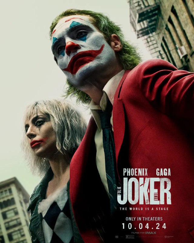 名称：【2024年新片推荐】小丑2：双重妄想 Joker: Folie à Deux  Lady Gaga出演 中字 精彩影片尽快收藏描述：影片延续前作剧情，故事从“小丑”亚瑟（华金·菲尼克斯 饰）被捕后展开，他在狱中等待着审判日的到来