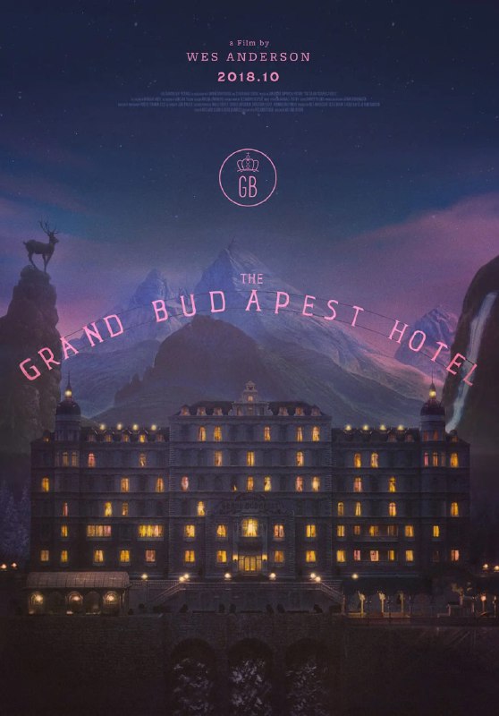 名称：布达佩斯大饭店 The Grand Budapest Hotel (2014)描述：故事要从一位无名作家（裘德·洛 Jude Law 饰）说起，为了专心创作，他来到了名为“布达佩斯”的饭店，在这里，作家遇见了饭店的主人穆斯塔法（F·莫里·亚伯拉罕 F. Murray Abraham 饰），穆斯塔法邀请作家共进晚餐，席间，他向作家讲述了这座饱经风雨的大饭店的前世今生