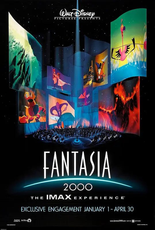 名称：【精选影片推鉴收藏必备】幻想曲2000 Fantasia 2000 (1999)【未删减版】【豆瓣高分8.9】【美国】 中字 精彩影片尽快收藏描述：2000年，早已荣登动画殿堂的迪斯尼经典作品《幻想曲》以全新的面貌重现世人面前，主要曲目为：1）贝多芬：第五号交响曲（Symphony No.5）（命运）、2）雷斯庇基：罗马之松（Pines of Rome）、3）格什温：蓝色狂想曲（Rhapsody in Blue）、4）肖斯塔科维奇：第二号钢琴协奏曲——快版（Piano Concerto No. 2，Allegro，Opus 102）、5）圣桑：动物狂欢节（Carnival of the Animals）、6）杜卡：《魔法师的学徒》（The Sorcerer's Apprentice）、7）艾尔加：威风凛凛进行曲（Pomp & Circumstance）、8）斯特拉文斯基：火鸟组曲（Firebird Suite）