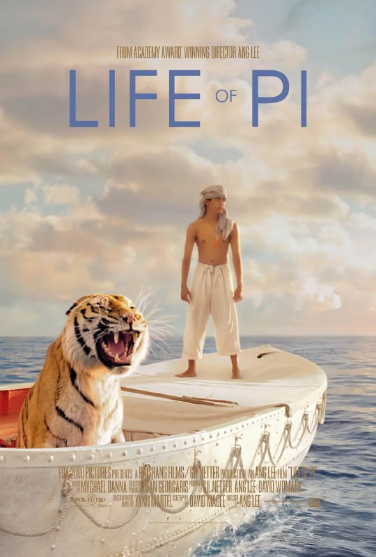 名称：少年派的奇幻漂流 Life of Pi (2012)描述：故事开始于蒙特娄，也结束于蒙特娄