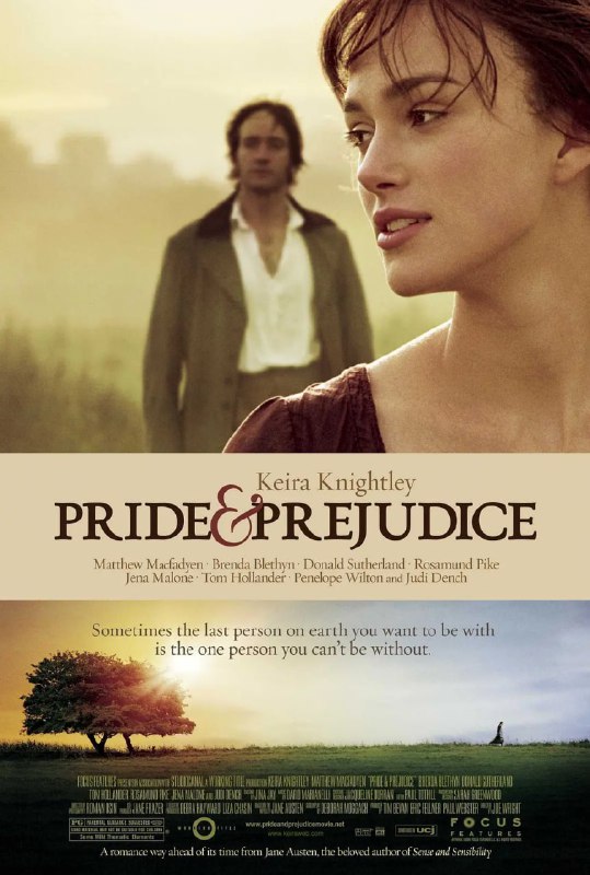 名称：傲慢与偏见 Pride & Prejudice (2005)描述：根据简·奥斯汀同名小说改编