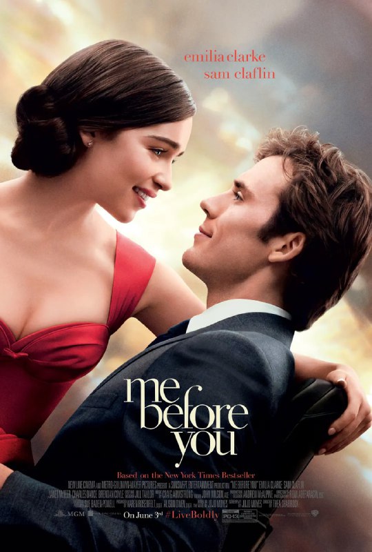 名称：遇见你之前 Me Before You (2016)描述：来自于小镇的年轻女孩小露（艾米莉亚·克拉克 Emilia Clarke 饰）应聘成为了一名看护，她所要照顾的对象，是一位名叫威尔（山姆·克拉弗林 Sam Claflin 饰）的男子