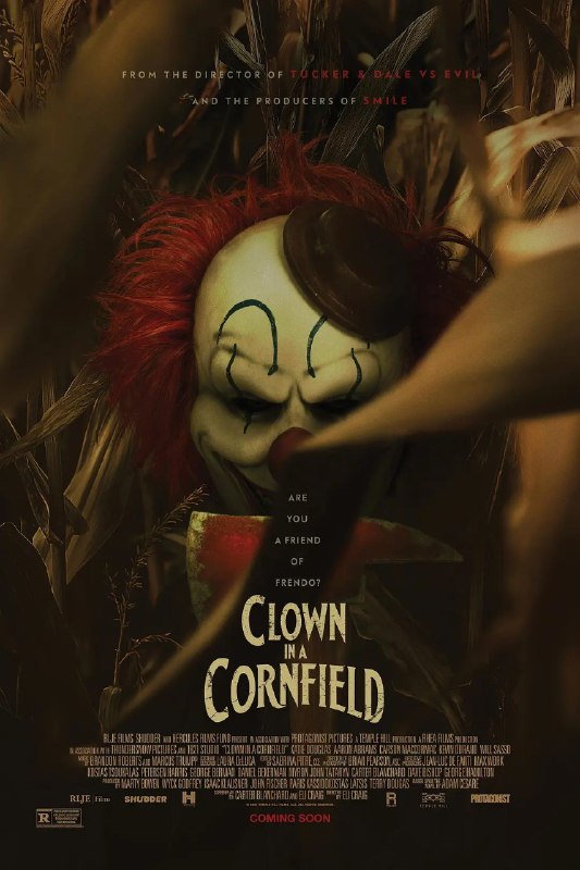 名称：玉米地小丑 Clown in A Cornfield (2025) 1080p  中英字幕 【恐怖电影】描述：　一个日渐衰落的中西部小镇，曾经是成功象征的小丑弗兰多再次出现，并成为恐怖的祸害链接：