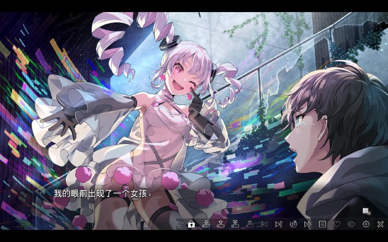 名称：《 虚拟女孩：世界尽头》v1.0.0 中文版描述：故事的舞台设定在未来的东京，那是一个因人类无限欲望耗尽有限资源的未来