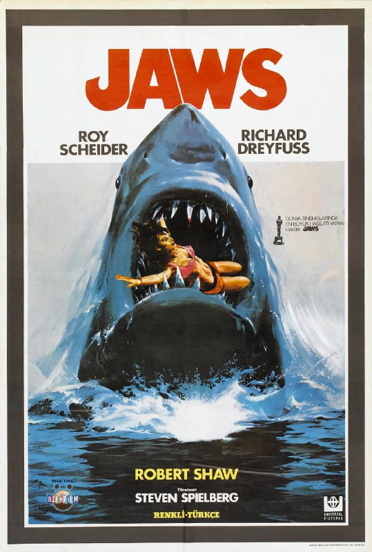 名称：大白鲨 Jaws (1975)描述：艾米蒂岛是一个旅游度假胜地，有大批的游客来这里游泳