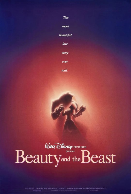 名称：美女与野兽 Beauty and the Beast (1991)描述：贝儿美丽善良，与老父亲一起住在一个宁静的小村庄里