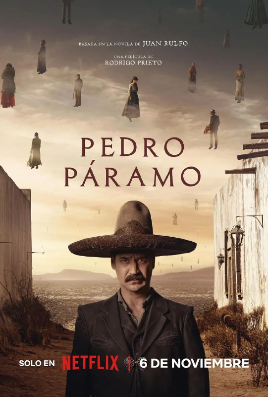 名称：佩德罗·巴拉莫 Pedro Páramo (2024)描述：传奇摄影师罗德里戈·普列托（《花月杀手》）的电影处女作在一个看似废弃的墨西哥小镇展开，在这个小镇上，过去和现在迷人地共存，这是一个关于欲望、腐败和继承的迷人故事