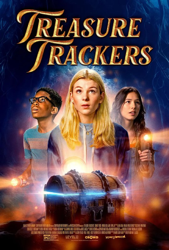 名称：幽灵追踪 Treasure Trackers (2024)描述：三个不合群的中学生调查他们小镇的神秘宝藏，却意外揭开了一个万圣节诅咒 ​​​.链接：