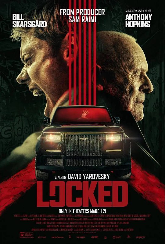 名称：紧锁 Locked （2025） 4K 内封精修中英软字幕描述：讲述了一个小偷闯入一辆豪华SUV，却意识到自己掉进了一个神秘人物设置的复杂而致命的陷阱