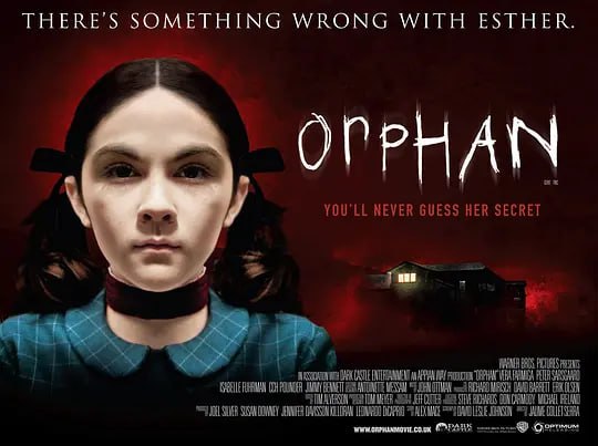 名称：【推荐高分恐怖影片】孤儿怨 Orphan (2009)【美国】【豆瓣高分】【未删减版】 中字 精彩影片尽快收藏描述：意外流产让满心期待宝宝降生的约翰（Peter Sarsgaard 饰）和凯特（Vera Farmiga 维拉•法米加 饰）深受打击，凯特精神几近崩溃，而他们的婚姻也岌岌可危