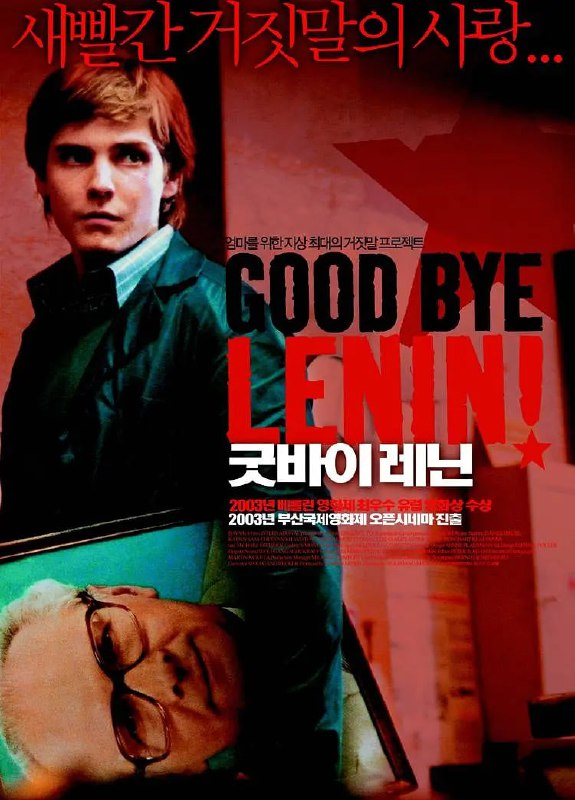 名称：再见列宁 Good Bye Lenin! (2003)描述：克里斯蒂娜(凯萨琳·萨斯 Kathrin Sass 饰)衷心拥护着社会主义东德，她的丈夫已经逃往西德，剩下她一人抚养一对儿女阿丽安娜(玛丽亚·西蒙 Maria Simon 饰)和阿历克斯(丹尼尔·布鲁赫 Daniel Brühl 饰)