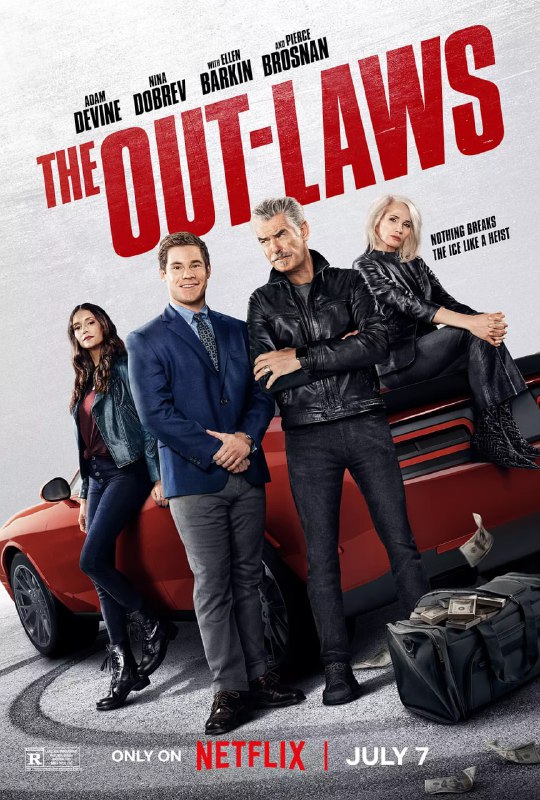 名称：不法岳父母 The Out-Laws (2023)描述：　欧文(亚当·德维尼 Adam DeVine 饰)是一个直率的银行经理，即将与他的爱人帕克(妮娜·杜波夫 Nina Dobrev 饰)结婚