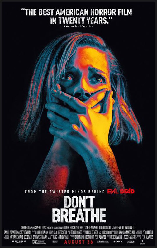 名称：屏住呼吸 Don't Breathe 1080p remux (2016) 19.61GB 中文字幕 已刮削描述：洛奇（简·莱维JaneLevy饰）、艾利克斯（迪兰·米内特DylanMinnette饰）和摩尼（丹尼尔·祖瓦图DanielZovatto饰）是三名擅长“闯空门”的惯偷，这一次，他们将目标锁定在了一位盲眼的退伍老兵身上