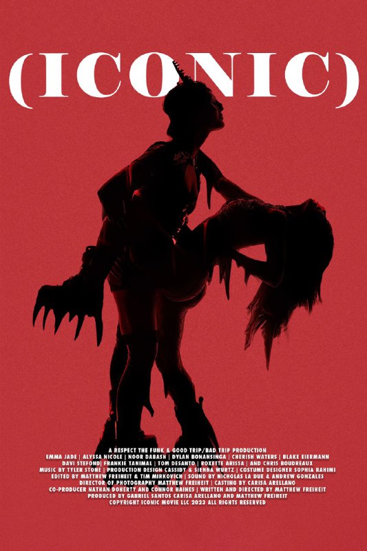 名称：标志 Iconic (2024) 蓝光1080p 中文字【剧情】【惊悚】【恐怖】描述：杰德饰演的彩妆大师罗斯，不仅要应对竞争对手(由罗克塞特·艾丽莎饰演)的仇恨邮件，还要应对暴力跟踪狂