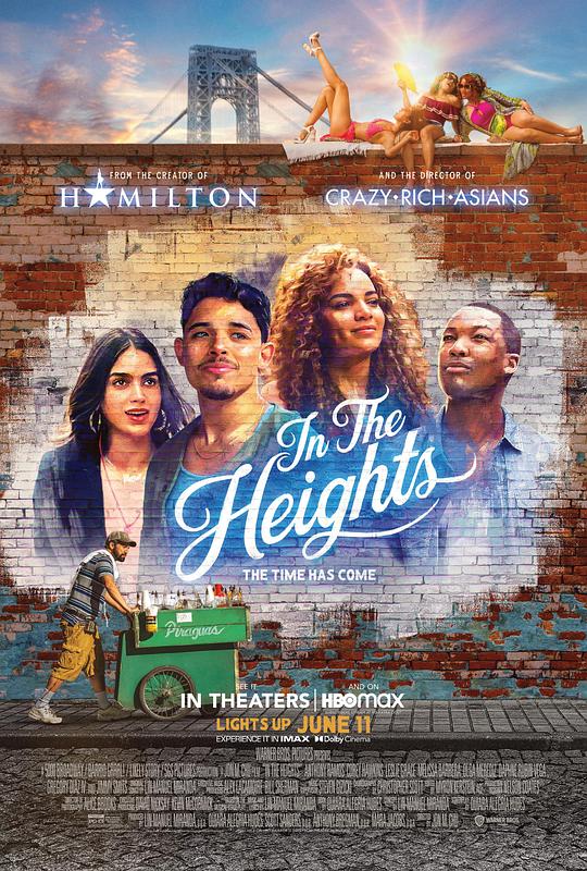 名称：身在高地 In the Heights 2160p remux (2021) 81.31GB 已刮削描述：讲述在纽约的华盛顿高地，杂货店老板Usnavi在继承了祖母的财产后，将要关掉店铺回到家乡多米尼加共和国过退休生活，对此他百感交集，而拉美裔社区和那里居民的吸引力让他停下来思考