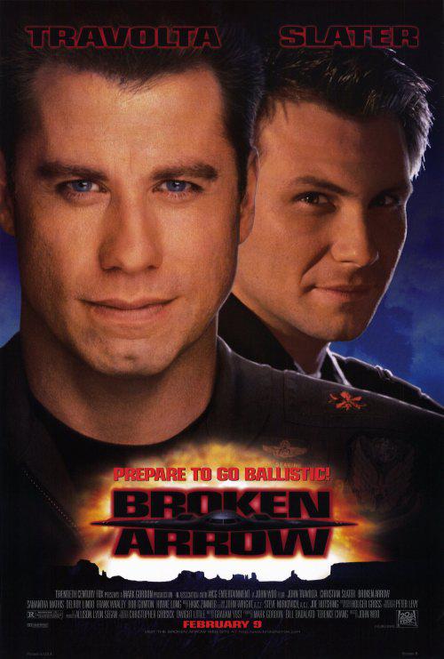 资源标题：断箭 Broken Arrow 1080p remux (1996) 18.79GB 中文字幕 已刮削资源描述：飞行员迪克斯（约翰•特拉沃塔JohnTravolta饰）和希尔上教（克里斯汀•史莱特ChristianSlater饰）搭档多年，虽然表现出色，但一直没有获得晋升