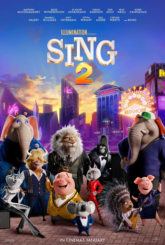 资源标题：欢乐好声音2 Sing 2 2160p remux (2021) 62.56GB 中文字幕 已刮削资源描述：今年年底佳节，照明娱乐全球卖座动画电影系列的全新篇章即将展开，有更伟大的梦想和更多超夯流行金曲