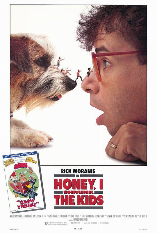 名称：亲爱的，我把孩子缩小了 Honey, I Shrunk the Kids 1080p remux (1989) 17.21GB 中文字幕 已刮削描述：科学家韦恩·斯萨林斯基（里克·莫拉尼斯RickMoranis饰）发明了能将物体放大缩小的机器，光顾着高兴的他却忘记了告诉他的两个孩子