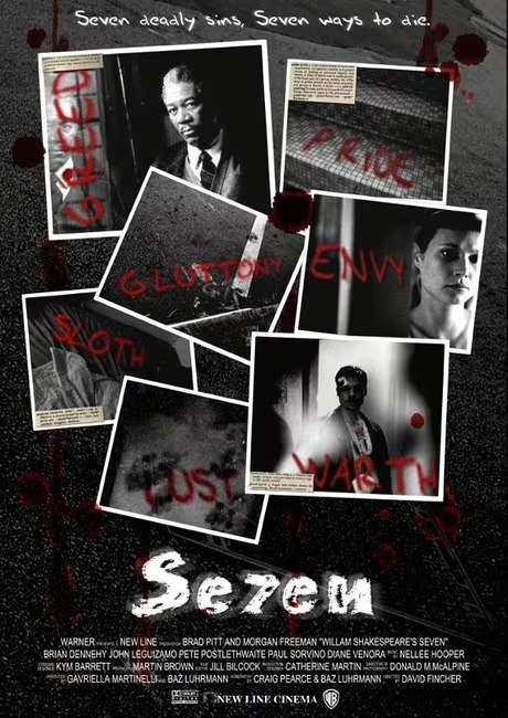 名称：七宗罪  Se7en【1080P蓝光未删减版】【中英双语】描述：“暴食”、“贪婪”、“懒惰”、“嫉妒”、“骄傲”、“淫欲”、“愤怒”，这是天主教教义所指的人性七宗罪