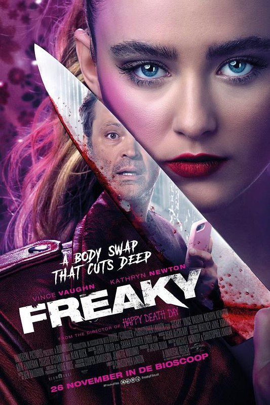 资源标题：砍人快乐 Freaky 2160p remux (2020) 65.42GB 中文字幕 已刮削资源描述：在与一个精神错乱的连环杀手交换尸体后，一名高中女生发现，她只有不到24小时的时间才能得到永久性的改变