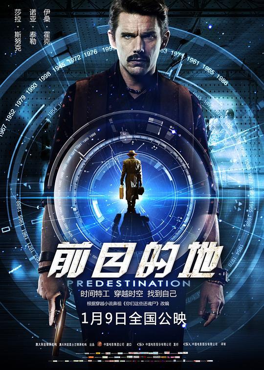 名称：前目的地 Predestination 1080p remux (2014) 18.92GB 中文字幕 已刮削描述：时空劳工局特工（伊桑·霍克EthanHawke饰）曾经奉命回到20世纪70年代，以阻止当年给城市造成巨大伤害的恐怖分子“闪灭炸弹客”的破坏活动