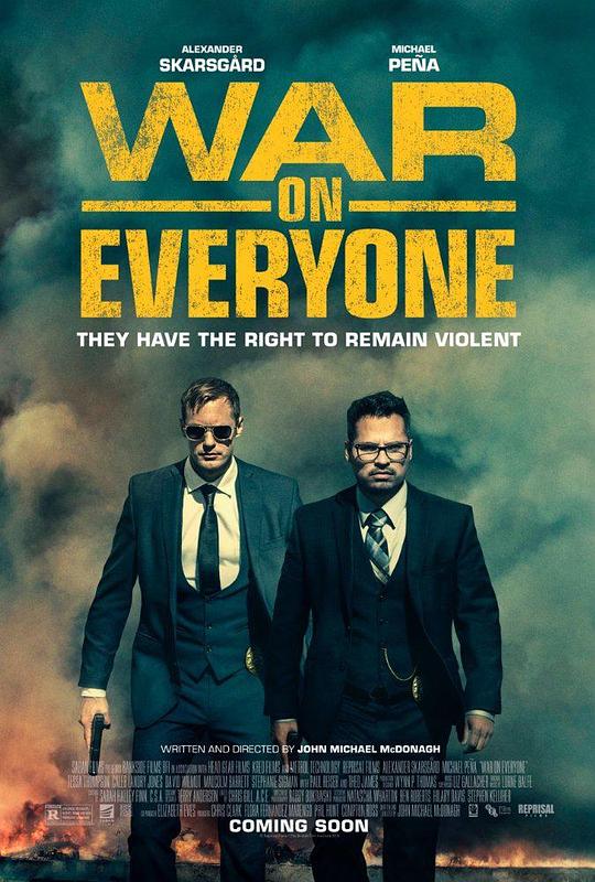 名称：全民战争 War on Everyone 1080p remux (2016) 25.41GB 中文字幕 已刮削描述：泰瑞和鲍勃是新墨西哥两名无赖、腐败警察，靠勒索犯罪份子牟利