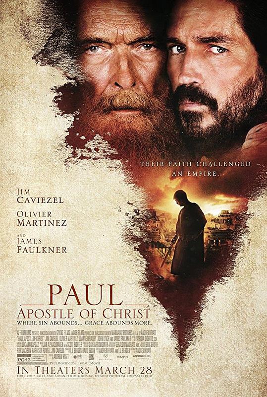 名称：使徒保罗 Paul, Apostle of Christ 1080p remux (2018) 21.07GB 已刮削描述：讲述基督徒圣·保罗(扫禄·大数)的传奇故事，他如何从教会的迫害者变为最强大、最有地位的拥护者