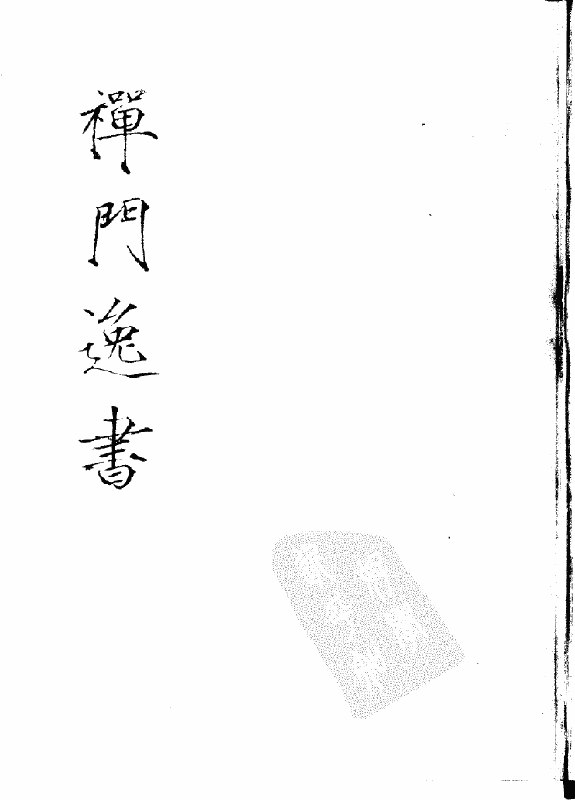 名称：《禅门逸书 》|简介：本书课程专注于禅门逸书的实际应用，内容详实，理论结合实际，适合从事该领域相关工作的专业人士以及对该知识有兴趣的入门者