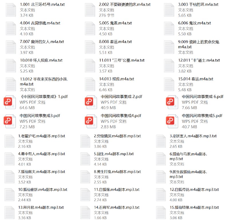 名称：《民间故事文字版 》 | 简介：民间故事文字版收集了大量民间故事，这些故事涵盖神话传说、民间奇谈、生活趣事等多种类型，反映不同地域的文化特色和民俗风情，可供读者了解民间文化、休闲阅读 