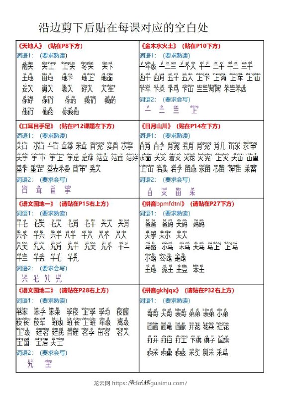 【资料】名称：2024春1-6年级下语文：《课课贴》（可下载打印！） | 简介：《2024春1-6年级下语文：《课课贴》（可下载打印！）》是一门覆盖广泛的实用课程，旨在为学员提供从基础到进阶的学习内容，无论是理论知识还是实际操作技巧，都能帮助学员在相关领域中获得深入的理解和应用能力