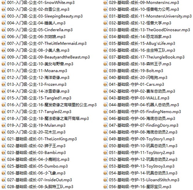 📚名称：《迪士尼公主故事集 (有声读物)Mp3格式》⭐亮点：经典童话全新演绎，迪士尼公主故事集带您进入梦幻世界，有声读物让想象更生动