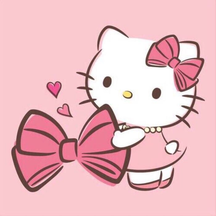 名称：《HelloKitty可爱版头像》简介：《HelloKitty可爱版头像》是一系列以HelloKitty为原型设计的可爱风格头像
