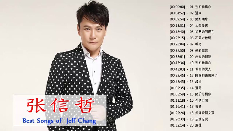 名称：《张信哲歌曲合集 》简介：张信哲歌曲合集汇集了多领域的知识，帮助你在生活与职业中找到更多的可能性