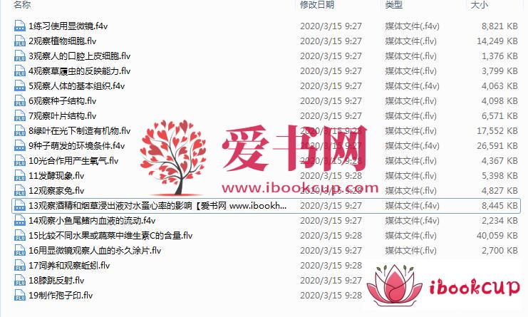 📚名称：《初中物理化学生物实验视频》⭐亮点：直观展示实验操作，助力学生轻松掌握理化生知识点，提升学习兴趣与实验技能