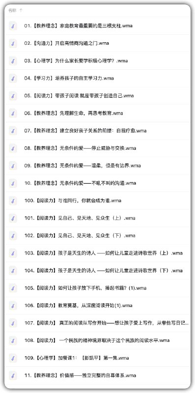 📚名称：《有声书—父母与孩子沟通相处五门必修大课》⭐亮点：掌握五门必修课，轻松化解亲子沟通难题，让爱与理解在家庭中流动