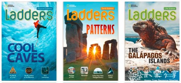 名称：《美国国家地理分级读物Ladders系列 》 | 简介：美国国家地理分级读物Ladders系列汇集了多领域的知识，帮助你在生活与职业中找到更多的可能性