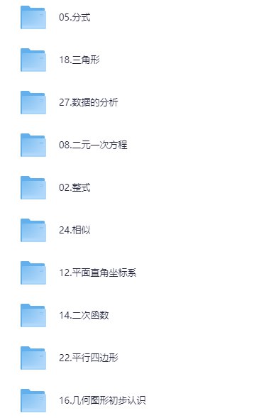 📚名称：《初中全套数学 (227节)》⭐亮点：初中数学全覆盖，227节课程系统讲解，助力学生夯实基础，提升解题能力🏷️标签：#初中数学 #初中全套数学 #在线学习 📅更新日期：2025-05-11 06:43:07🔗链接：