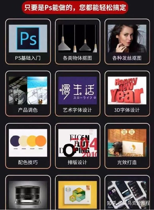 《李文全<零基础Photoshop视频教程 (带素材)>》简介：专为新手设计的系统化课程，从Photoshop基础操作到高级功能逐步讲解，结合实用案例与素材练习，帮助学员快速掌握图像处理、合成及特效制作技巧