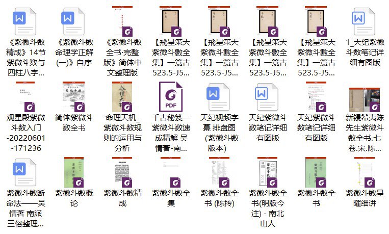 名称：《紫微斗数 49本》简介：《紫微斗数 49本》是一套关于紫微斗数的资料合集，包含49本相关书籍