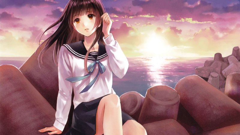 《高清动漫可爱少女壁纸》简介：这组高清动漫可爱少女壁纸集合，以可爱风格的动漫少女形象为主题