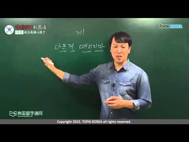 《告别哑巴韩国语入门15讲 》简介：针对零基础学习者设计的韩语入门课程，聚焦口语能力提升与日常场景应用