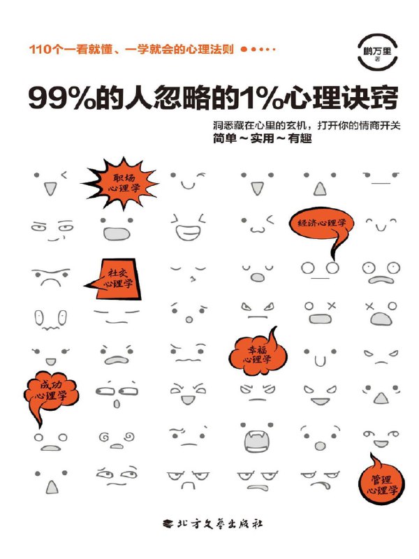 📚名称：《99%的人忽略的1%心理诀窍 (天才在左，疯子在右)生活版，110条简单易懂心理学帮你摆脱拖延症不自律等问题)》⭐亮点：110条实用心理学技巧，帮你轻松战胜拖延和不自律，生活更高效🏷️标签：#心理学 #99%的人忽略的1%心理诀窍 #生活技巧 #自我提升 📅更新日期：2025-05-08 07:40:51🔗链接：