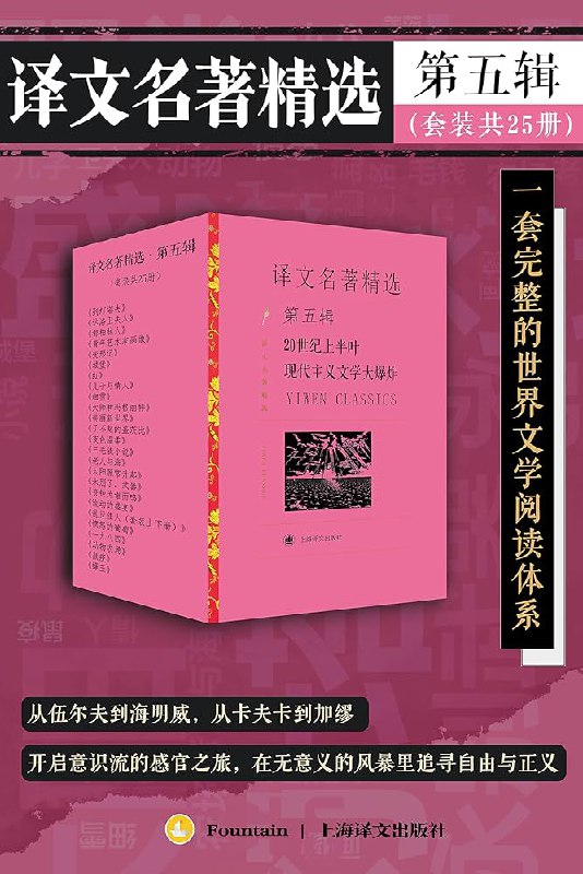 名称：《译文名著精选·第五辑(套装共25册)》亮点：精选世界文学经典，25册套装涵盖多元文化与深刻人性，适合收藏与深度阅读