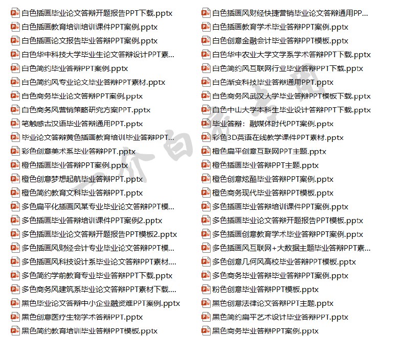 名称：《160套收费高质量毕业答辩PPT模板 》简介：160套收费高质量毕业答辩PPT模板是一本深入探讨其核心主题的著作，作者通过大量案例分析与深入研究，提供了对相关问题的独特见解
