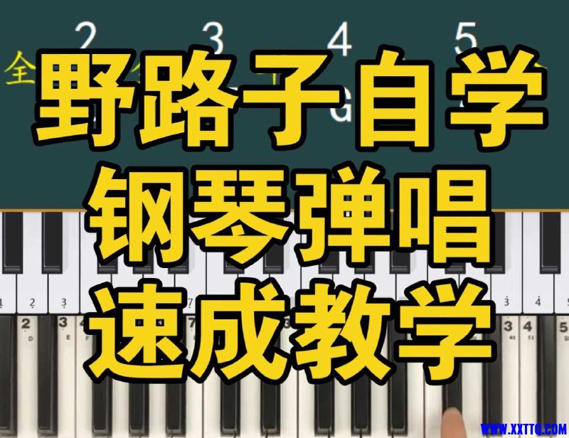 名称：《野路子钢琴弹唱100天速成系统课》亮点：零基础也能快速上手，100天掌握钢琴弹唱技巧，野路子教学更接地气，轻松玩转流行歌曲