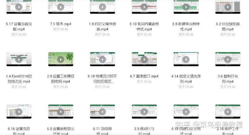 【资料】名称：清风扬Excel全套教程 | 简介：《清风扬Excel全套教程》课程致力于让学员掌握Excel的各种函数和应用技巧，课程涵盖从基础到高级的内容，帮助你提高工作效率，适合各类需要数据处理的人员，尤其是职场人士