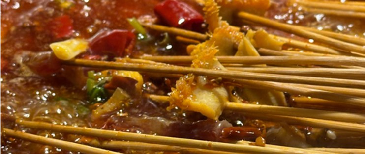 《冷锅串串香 实体配方视频教程 》简介：一款地道川味美食的制作指南，详细解析经典汤底调配、食材腌制及秘制蘸料步骤